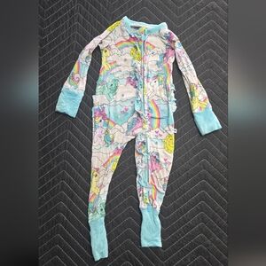 Magical Unicorn Kids Footie Pajama
